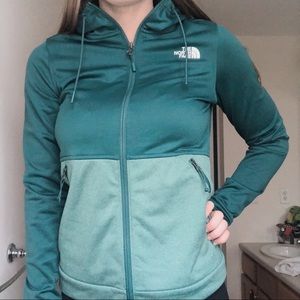 north face zipper sweatshirt